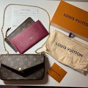 Louis Vuitton pochette Felicie in monogram